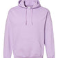 Lavender hoodie on a white background