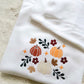 Pumpkin Foliage Embroidered Sweater