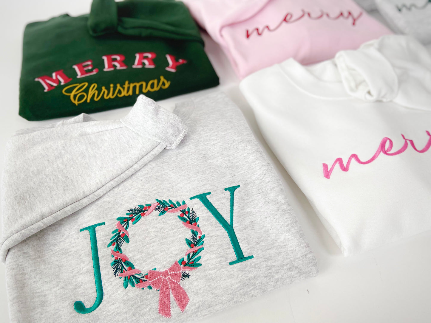 JOY Embroidered Sweatshirt