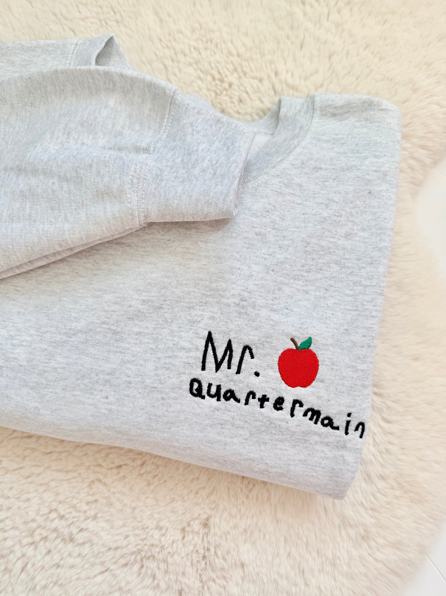 Custom Handwriting Teacher Sweater | Tshirt | Personalized Keepsake
