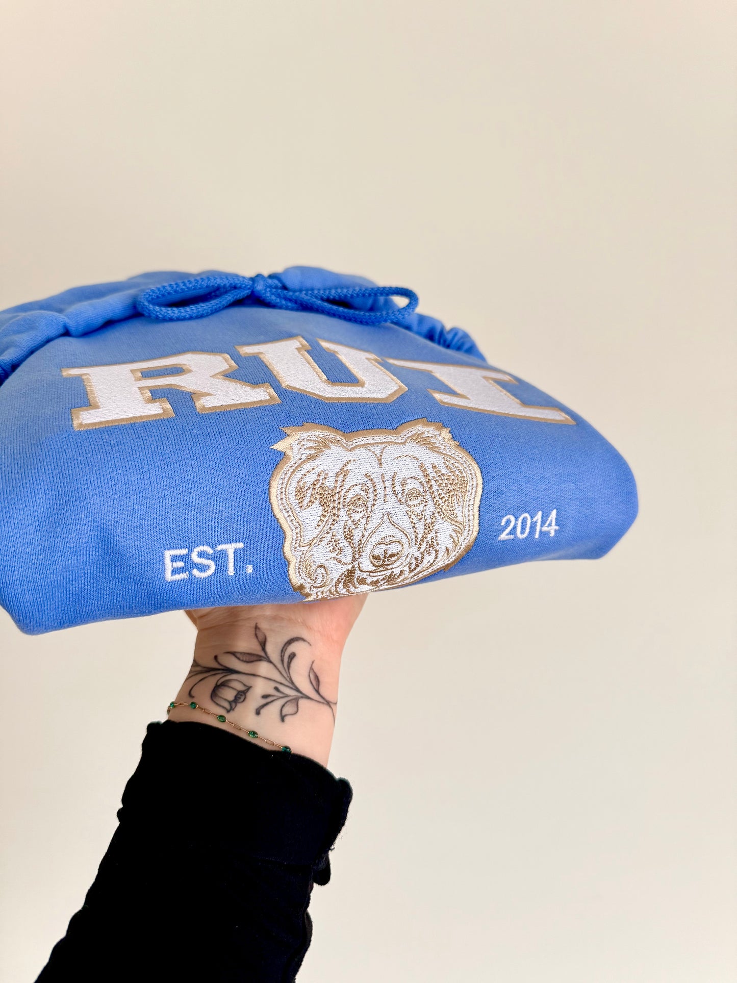 Custom Pet Embroidered Sweatshirt