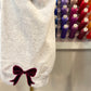 Merry Bow Embroidered Sweater