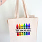 Teacher Custom Embroidered Tote