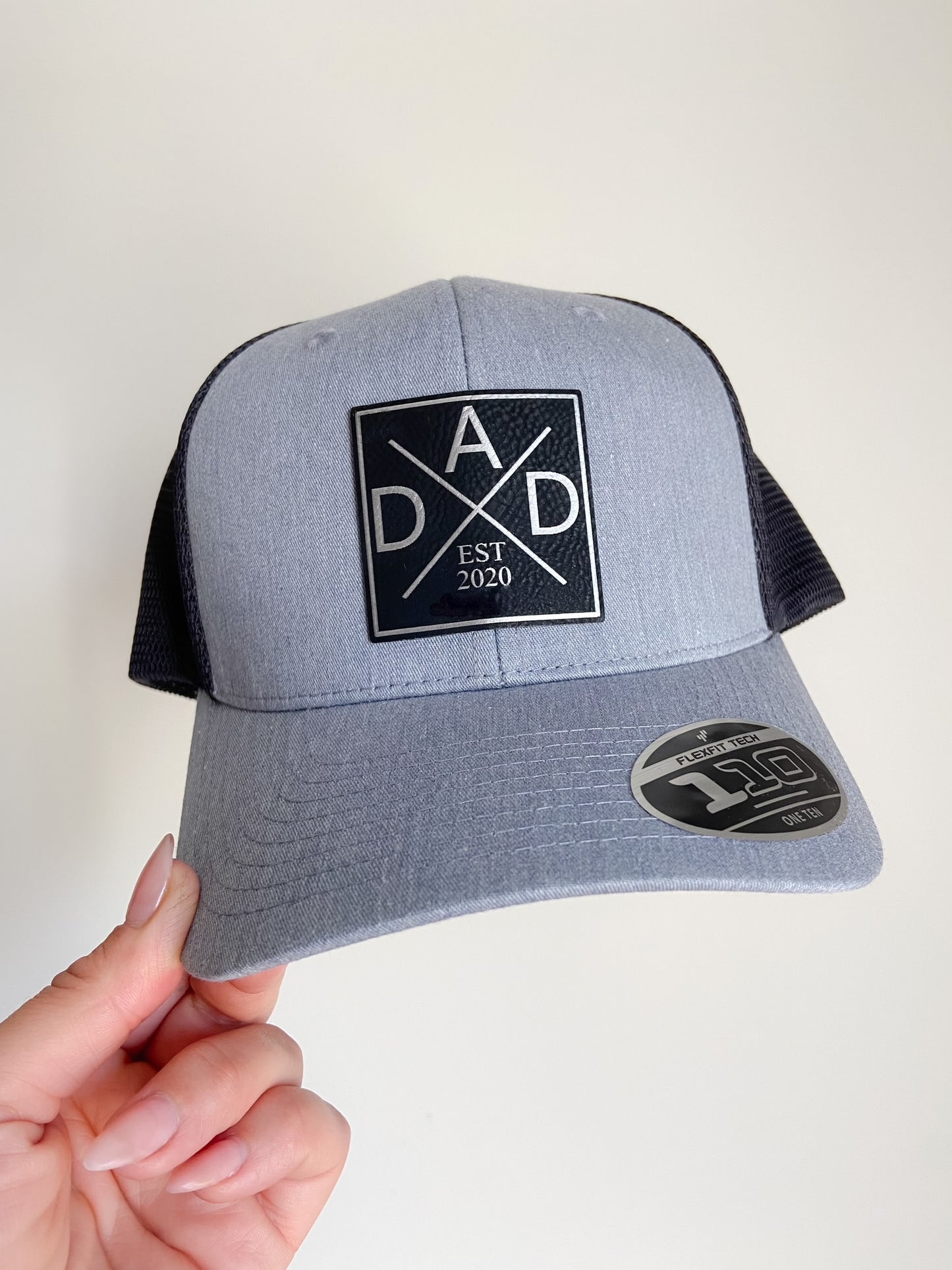 DAD Est. Custom Laser Engraved Patch Hat