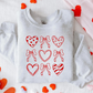 Embroidered Coquette Bows & Hearts Sweater | Valentine’s Day Aesthetic Crewneck