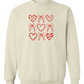 Embroidered Coquette Bows & Hearts Sweater | Valentine’s Day Aesthetic Crewneck