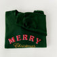 Merry Christmas Embroidered Sweatshirt