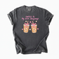 Coffee Is My Love Language T-Shirt – Iced Coffee & Coquette Bow Tee