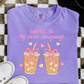 Coffee Is My Love Language T-Shirt – Iced Coffee & Coquette Bow Tee