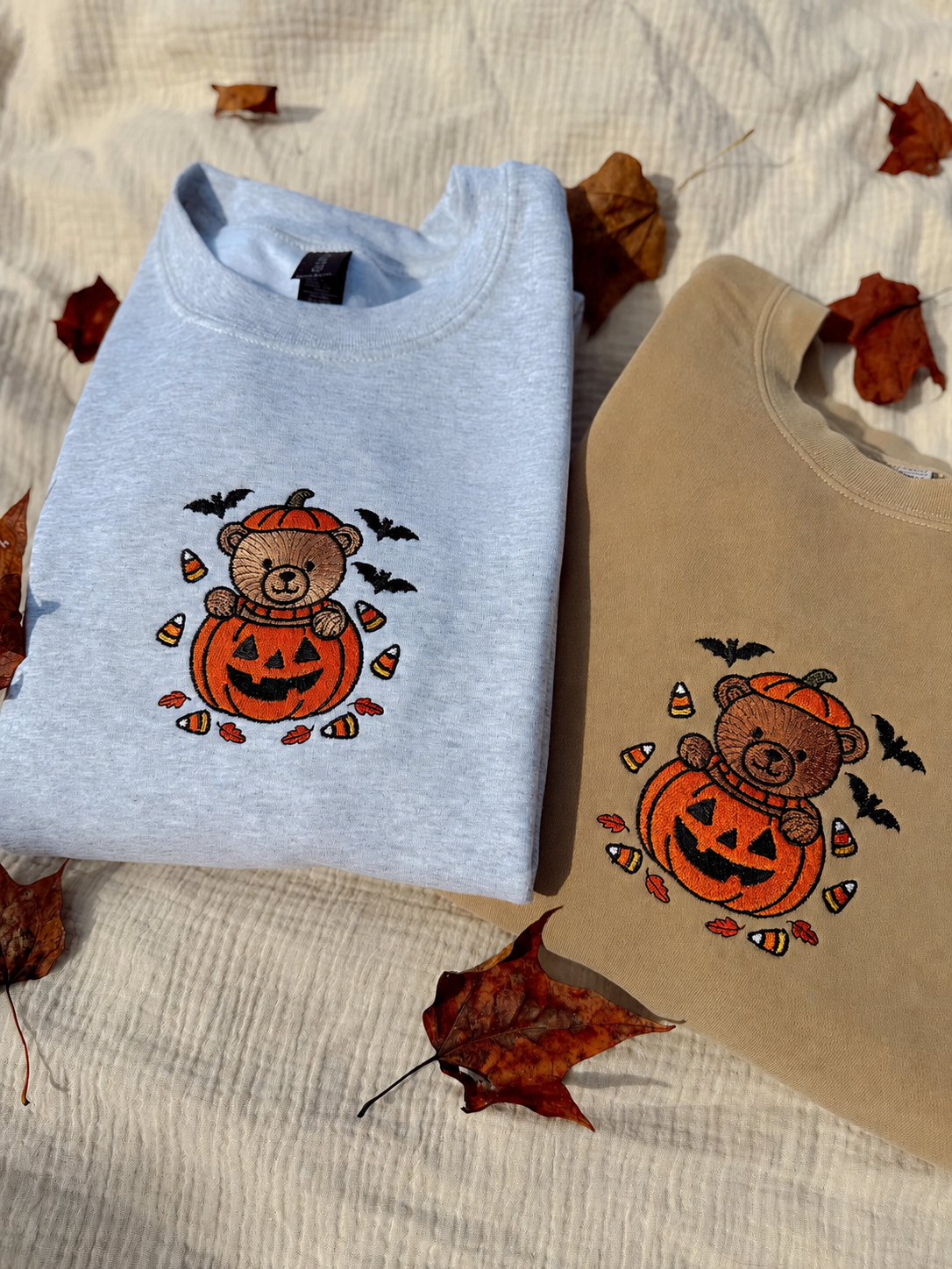 Pumpkin Teddy Bear Sweatshirt