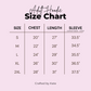 adult hoodie size chart
