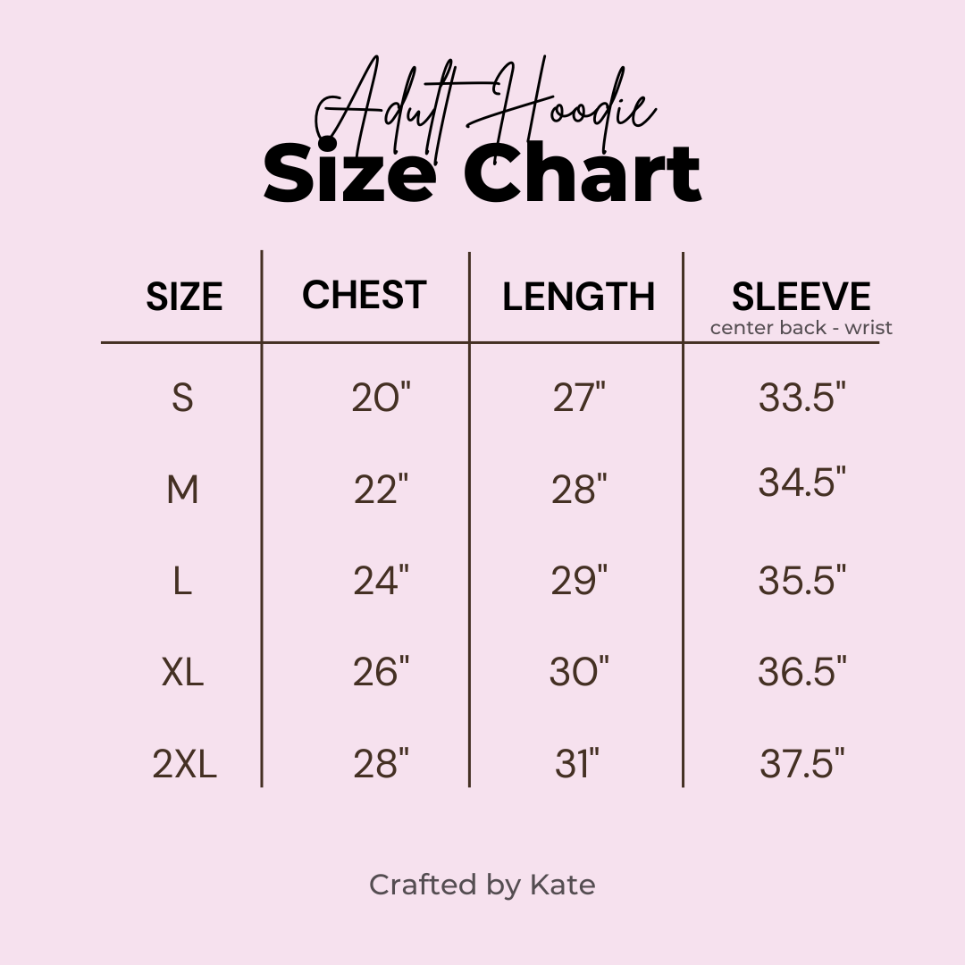 Adult Size Chart