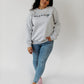 Merry Script Embroidered Sweatshirt