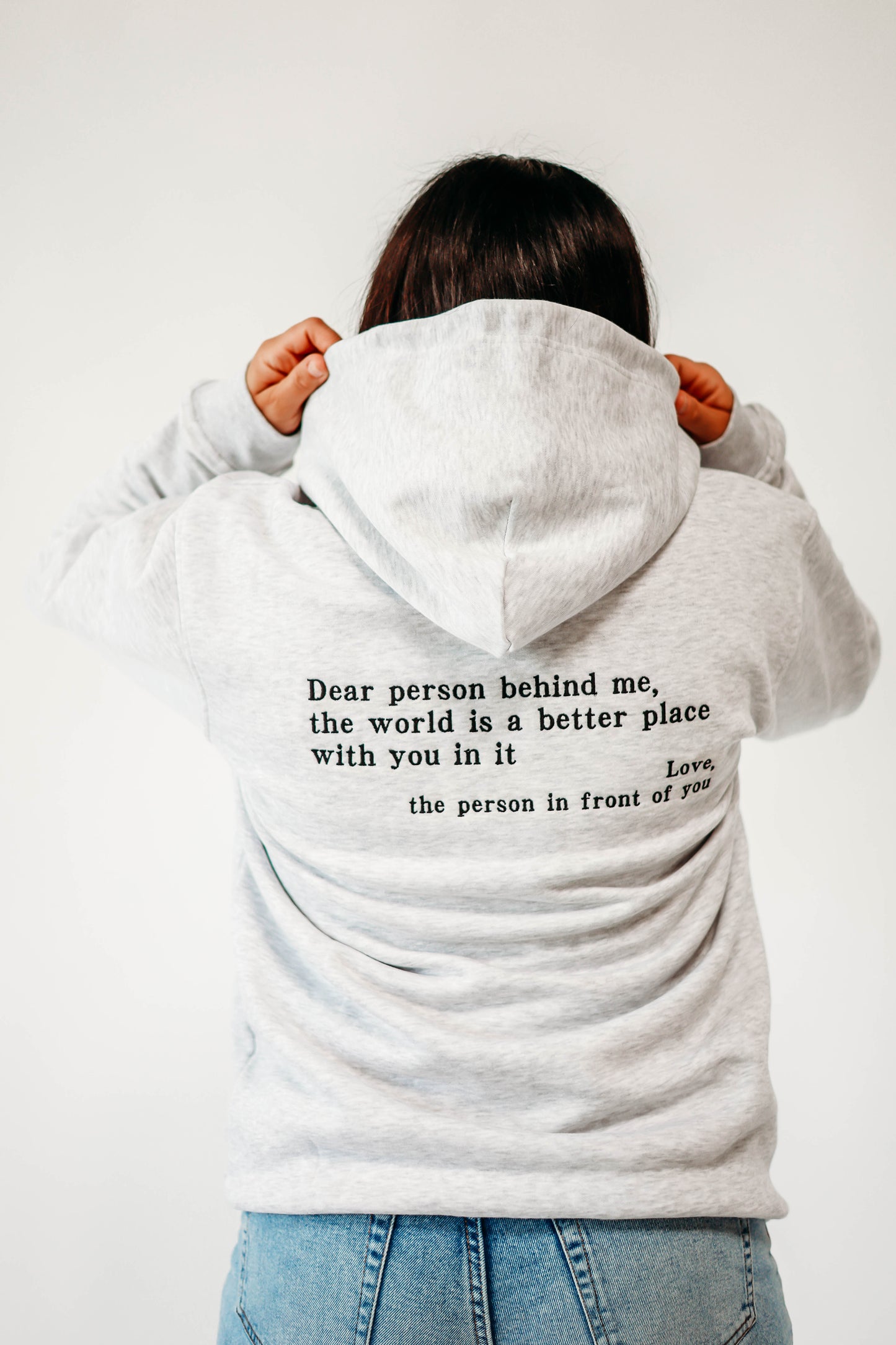 You are Enough ; Embroidered Sweater