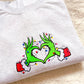 Grinch Heart Holiday Sweater