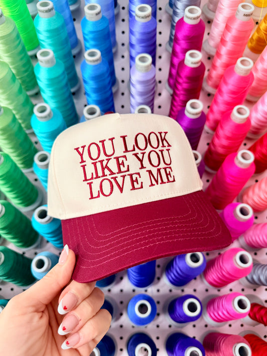 Love Me Embroidered Hat