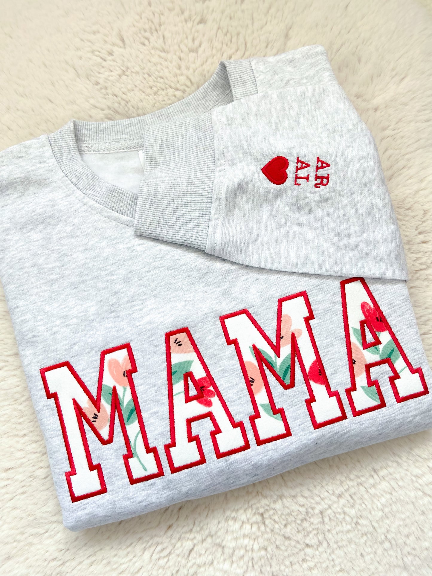 Custom Keepsake Appliqué Embroidered Sweater