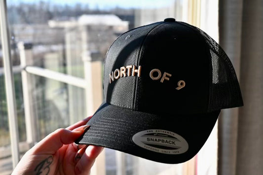 North of 9 Embroidered Snapback Hat