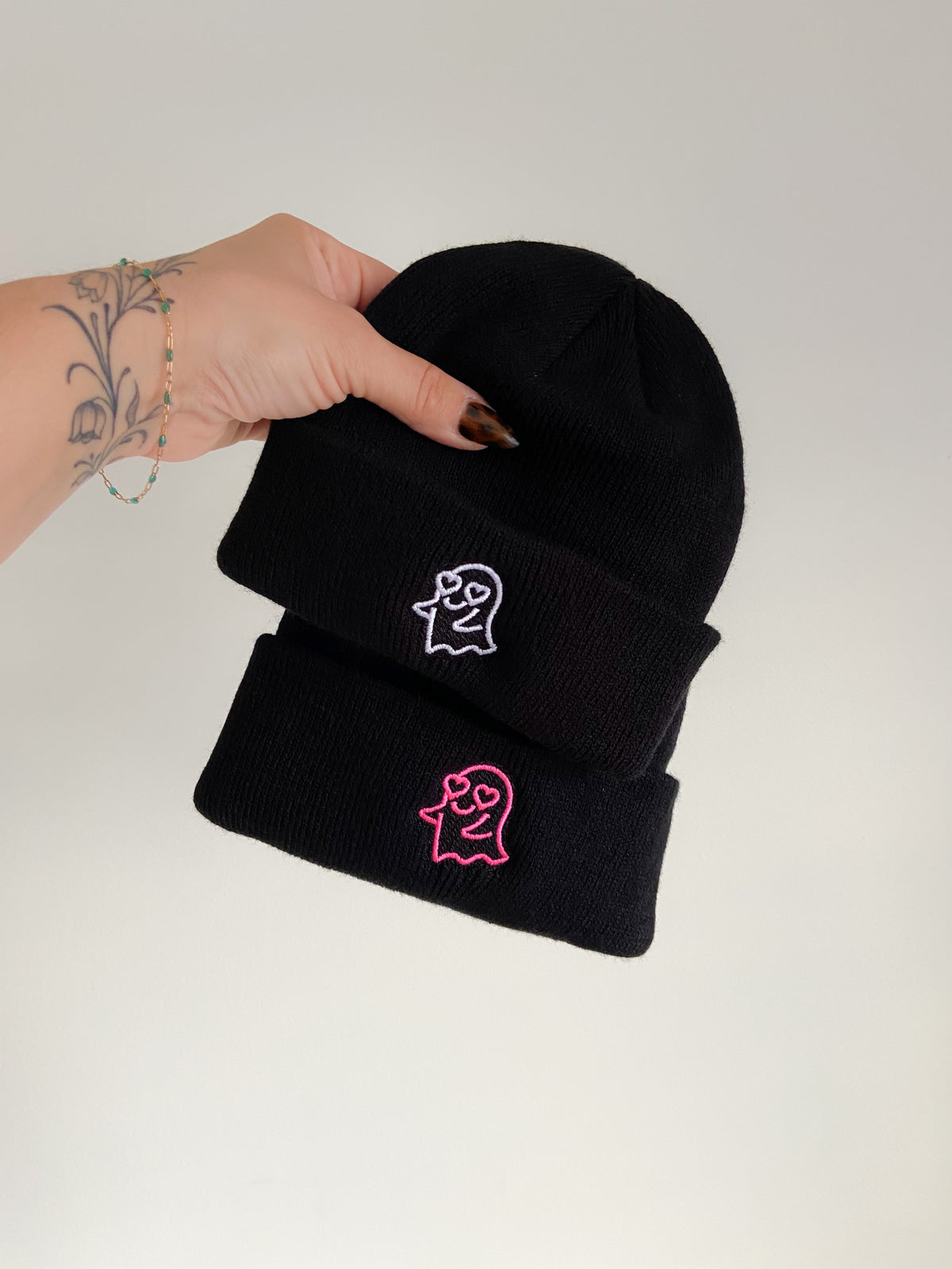 Mini Boo Embroidered Beanie | Baby & Toddler
