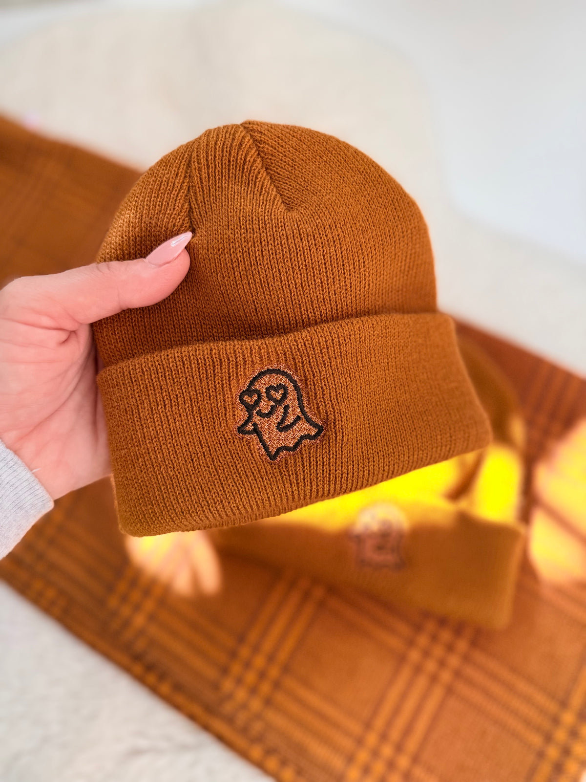 Mini Boo Embroidered Beanie | Baby & Toddler