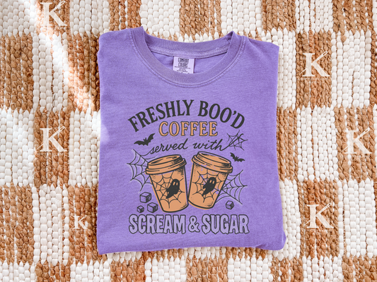Freshly Boo'd Coffee Graphic Tshirt