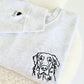 Pet Portrait Custom Embroidered Sweatshirt