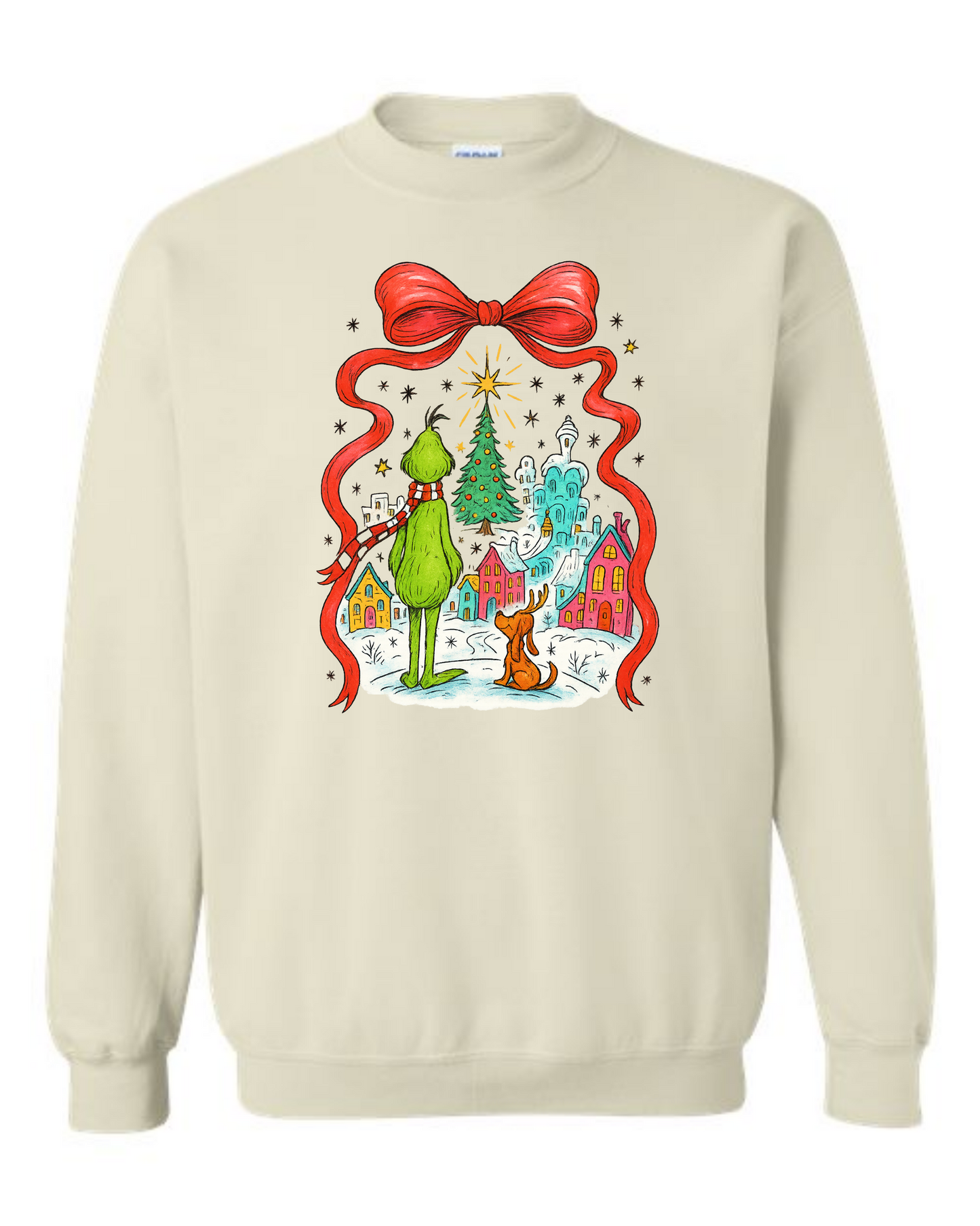 Whoville Grinch & Max Christmas Sweater