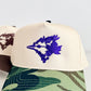 Floral Bird Baseball Embroidered Snapback Hat