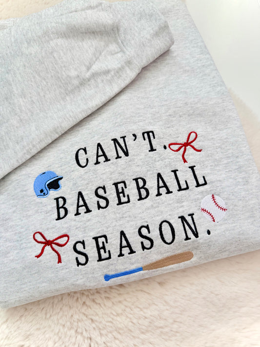 RTS Baseball Season Embroidered Crew