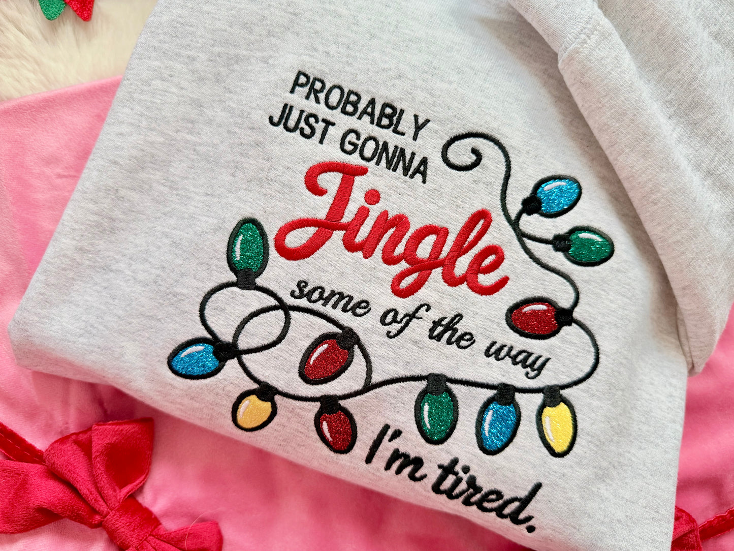Jingle Holiday Lights Sweater