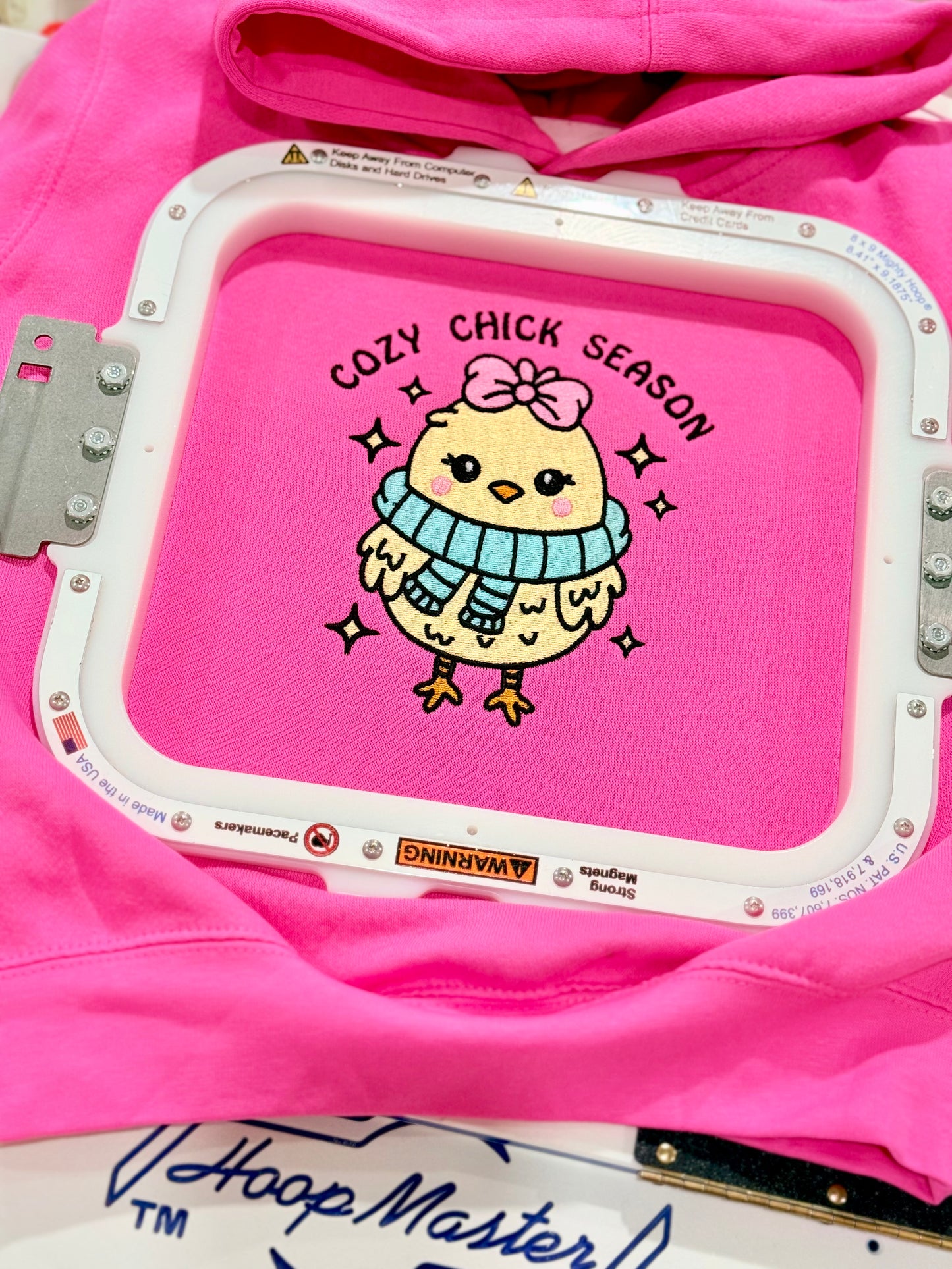 RTS - Cozy Chick Embroidered Christmas Sweater