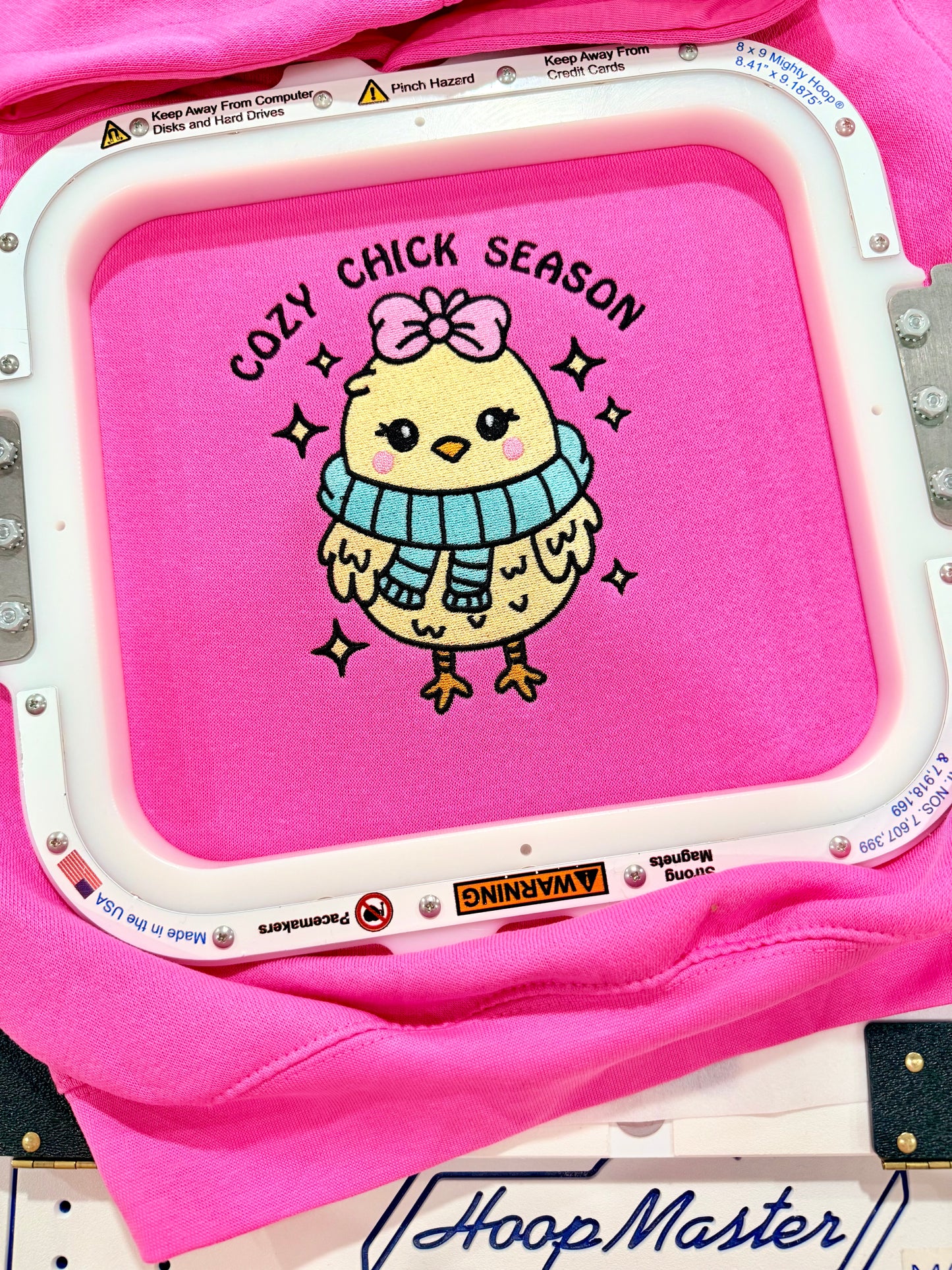 RTS - Cozy Chick Embroidered Christmas Sweater