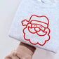 RTS - Classic Santa Outline Embroidered Sweater