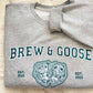 Two Pet Custom Embroidered Varsity Sweatshirt