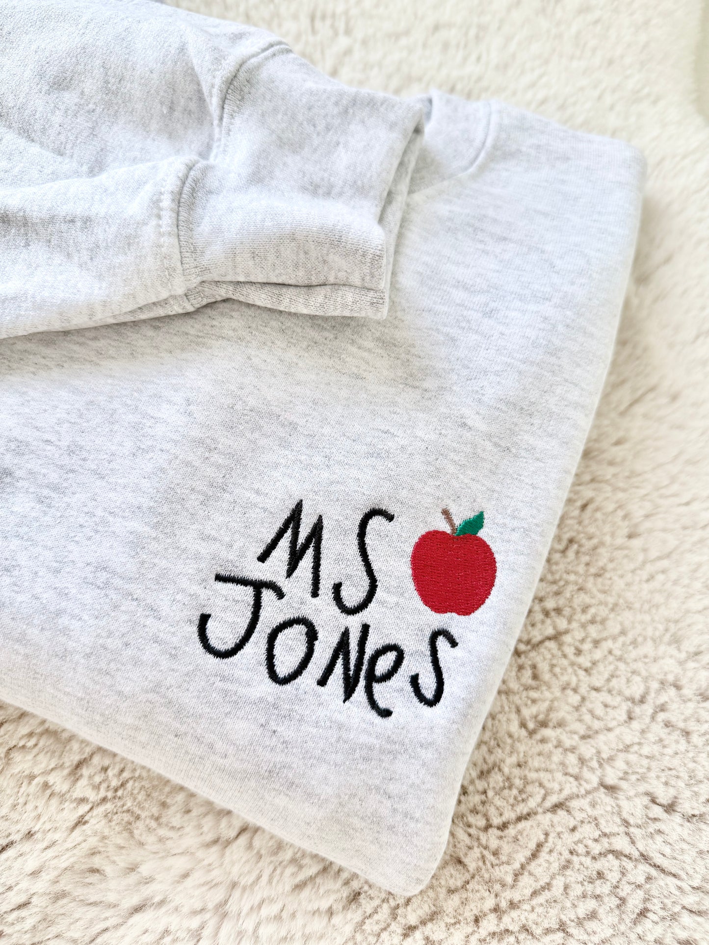 Custom Handwriting Teacher Sweater | Personalized Keepsake