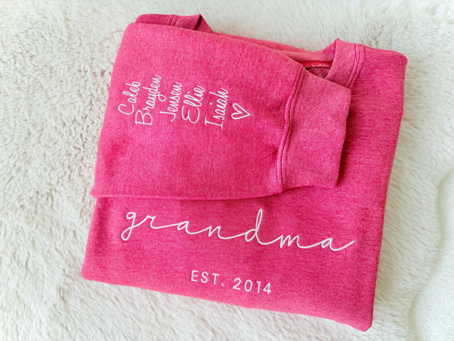 Custom Embroidered Grandma Sweater