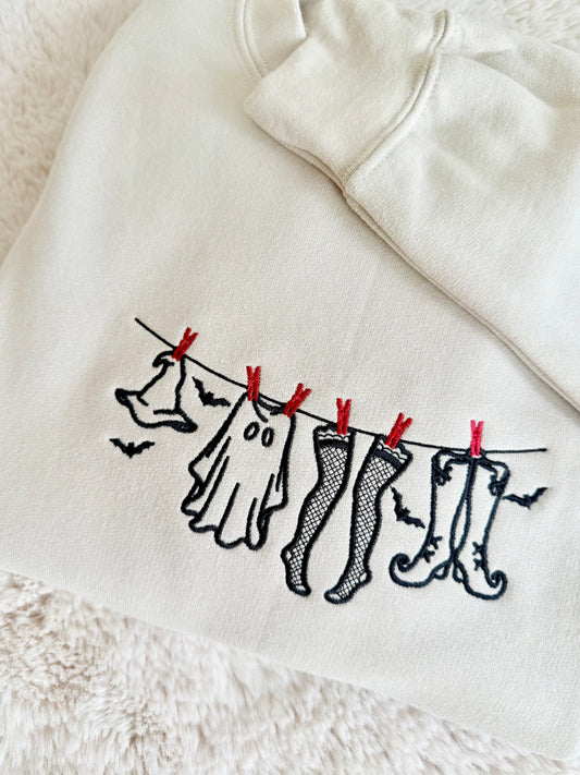 Spooky Clothesline Sweatshirt