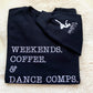 Embroidered Dance Mom Sweatshirt
