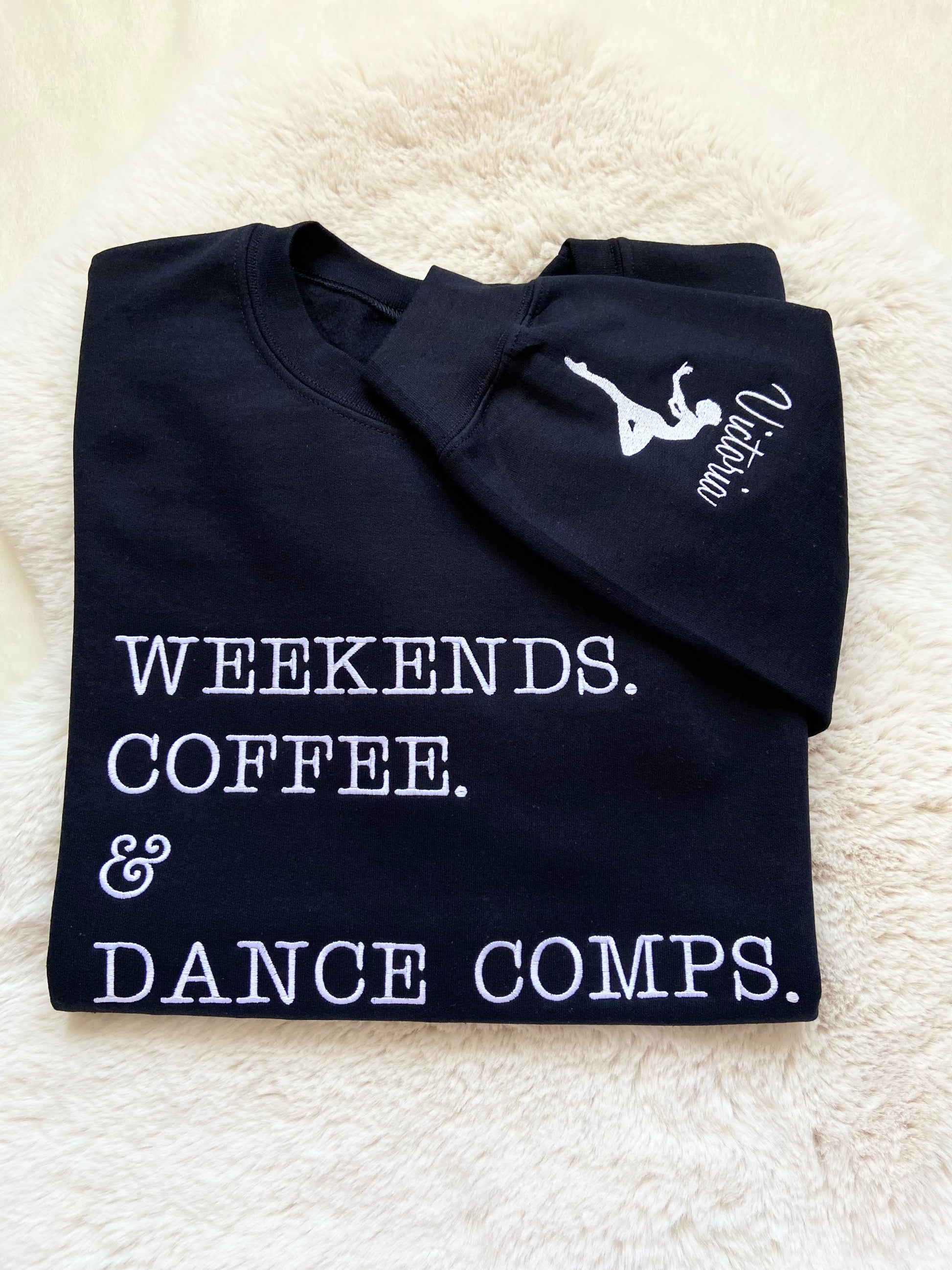 Embroidered Dance Mom Sweatshirt