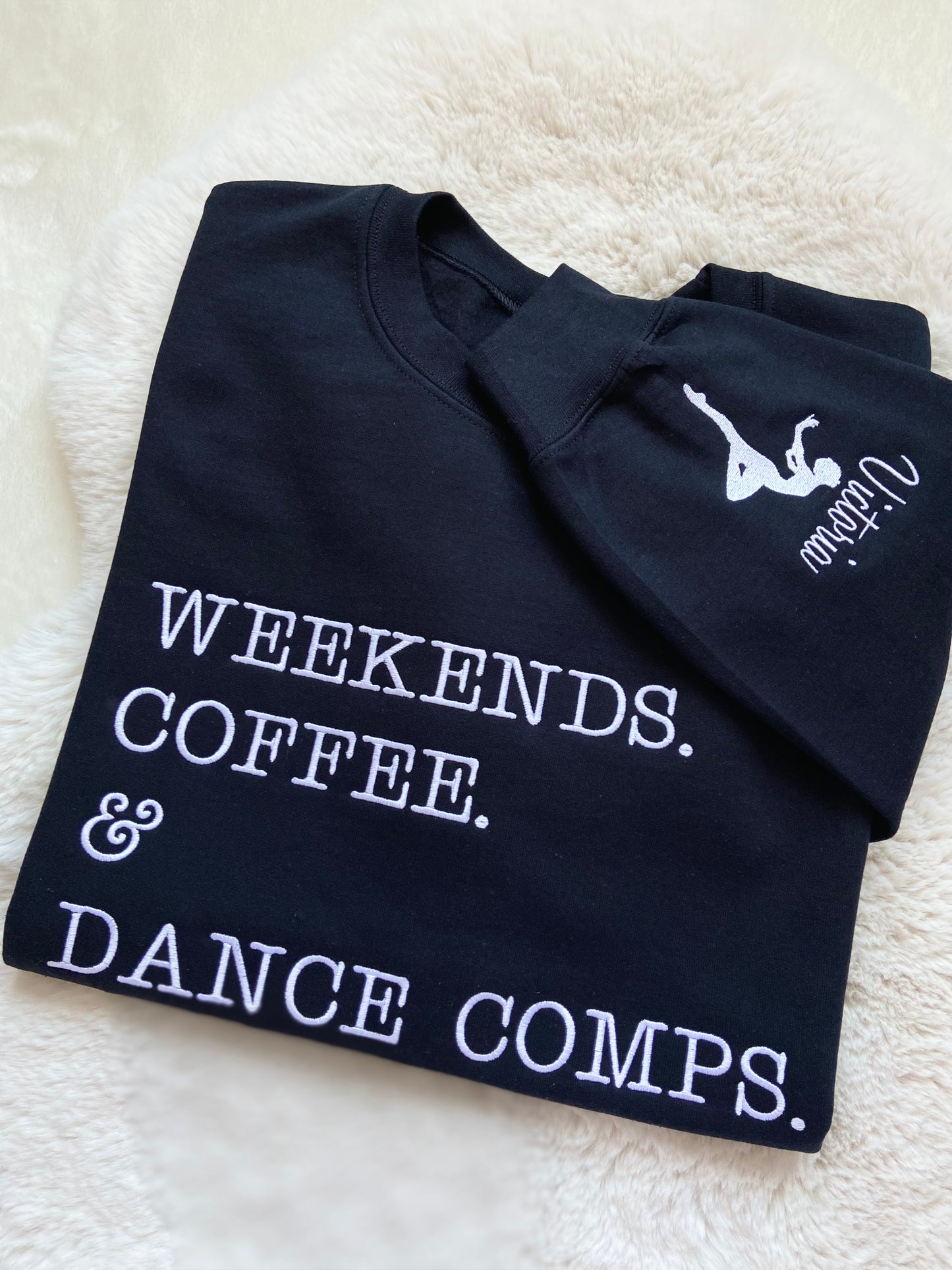 Embroidered Dance Mom Sweatshirt