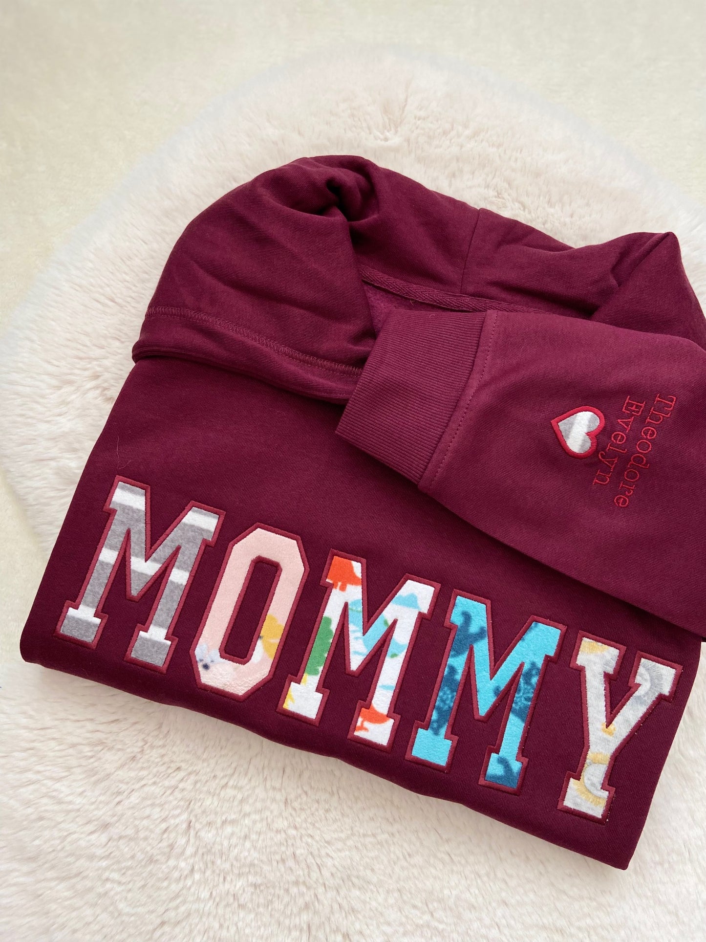 Custom Keepsake Appliqué Embroidered Sweater