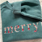 Merry Floral Embroidered Sweater