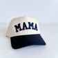 Cap with 'MAMA' text on a white background