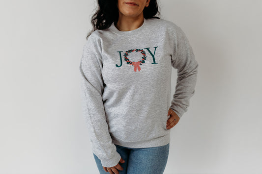 JOY Embroidered Sweatshirt