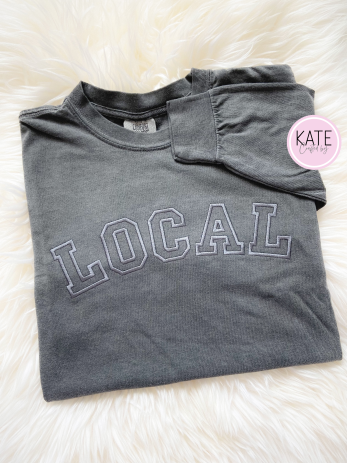 LOCAL Embroidered Long Sleeve Tee