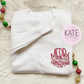 Merry Christmas Embroidered Sweater