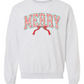 Merry Floral Coquette Christmas Sweater
