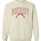 Merry Floral Coquette Christmas Sweater