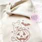 boo bear embroidered halloween sweater