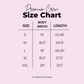 prem size chart